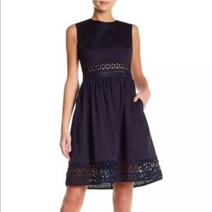Ted Baker London Dayzey Embroidered Trim Dress